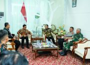 Kapolda Kaltim Hadiri Penjemputan Menteri Perdagangan RI Sekaligus Launching Export Center di Balikpapan