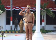 Bupati Ardito Wijaya Berikan Sambutan di Apel Mingguan Pemkab Lampung Tengah Tekankan Pentingnya Teamwork Yang Solid