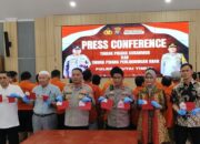 Polres Kutim Gelar Konferensi Pers Sejumlah Kasus Selama Semester Pertama 2025