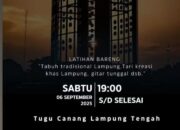 Live Music Perdana Comeback Kopiah Mas Bro, Mulei_Meghanai Gunung Sugih Menyalakan Semangat Perubahan