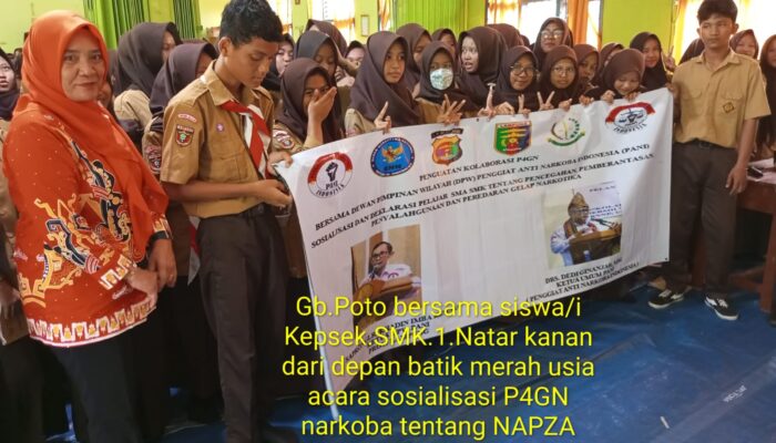 SMK Swadipa Natar Jadi Tuan Rumah Sosialisasi P4GN oleh DPW PANI Lampung: Investasi Masa Depan Generasi Muda