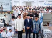 Gubernur Lampung Bersama menteri Agama Meresmikan masjid Agung Al-Bakrie