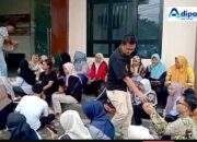 Bentuk Kepedulian Polri Ke Pemohon SKCK, Sat Intelkam Polres Lampung Tengah Kembali Bagikan Air Mineral