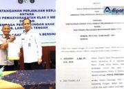 BAPAS KELAS II METRO DAN LPA LAMPUNG TENGAH MENANDATANGANI MoU TERKAIT ANAK BERHADAPAN HUKUM