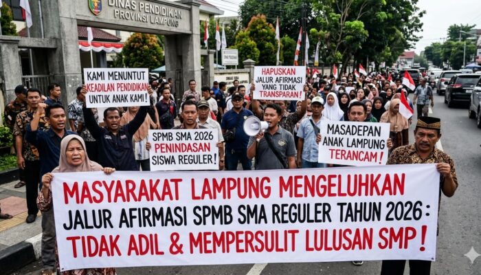 Masyarakat Lampung Tengah Mengeluhkan Jalur Afirmasi SPMB SMA Reguler Tahun 2026 ‎